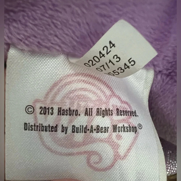 RETIRED: Build A Bear | My Little Pony Twilight Sparkle Plush. - Picture 10 of 16